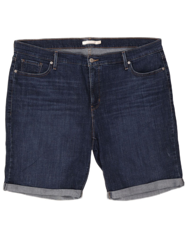 Levi's ženske traper klasične bermude US 22 3XL W44 mornarsko plave