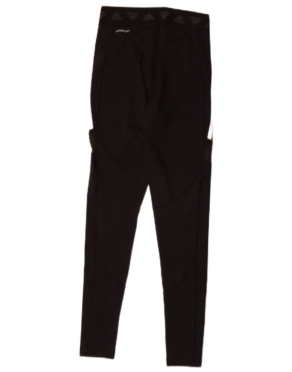 Adidas ženske Aeroready tajice UK 8/10 male crne poliesterske