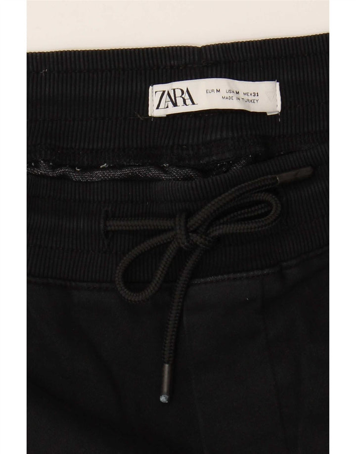 Zara muške joggers chino hlače srednje veličine W31 L26 crne