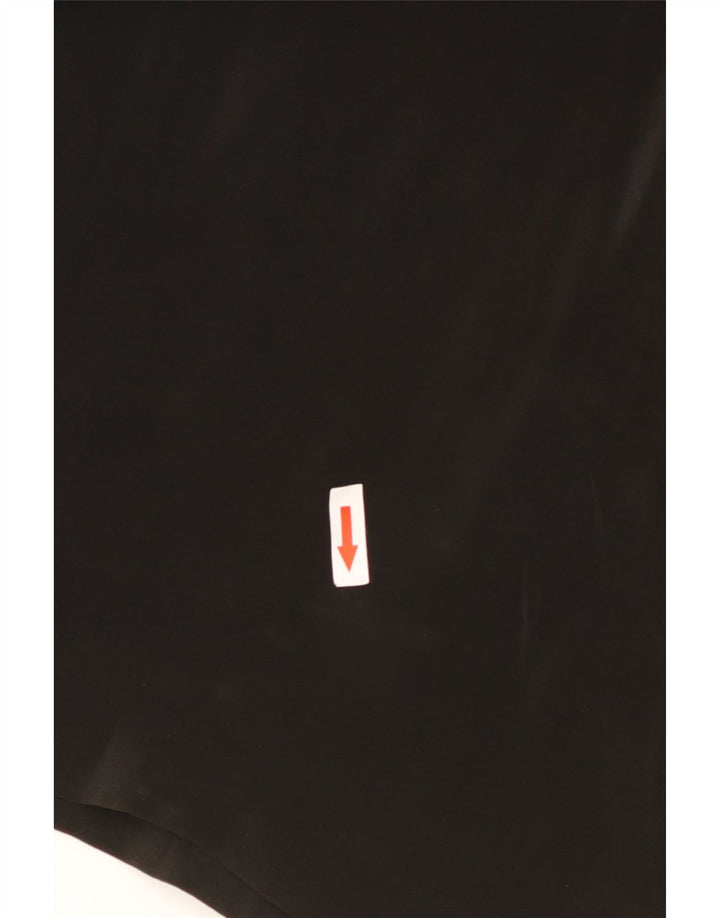 Vintage ženska maksi haljina IT 42 srednje crne boje