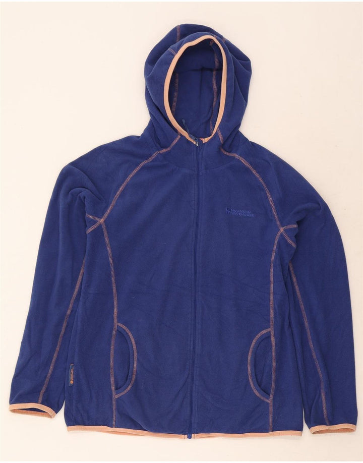 Mountain Warehouse ženska jakna od flisa s kapuljačom UK 14 veliki plavi poliester