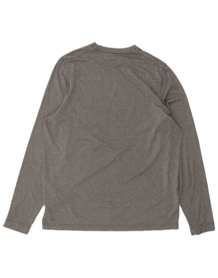 Muška majica Under Armour Cold Gear s dugim rukavima srednje sive boje od poliestera