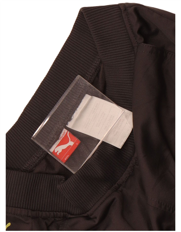 Puma Boys Graphic Trenirka Hlače Joggers 7-8 Years Small Grey