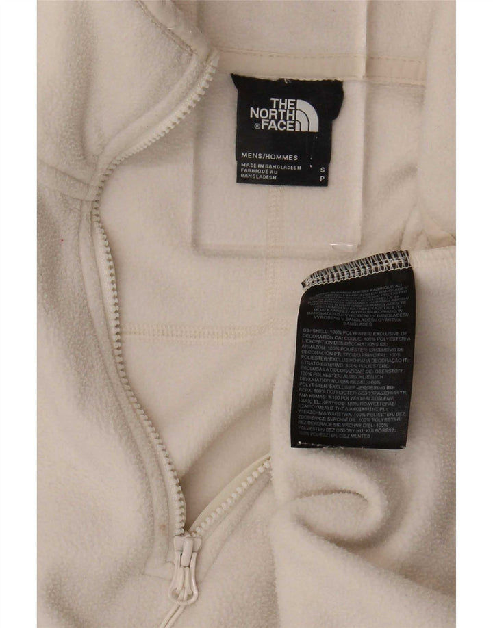 The North Face muški džemper od flisa s patentnim izrezom Mali bež poliester
