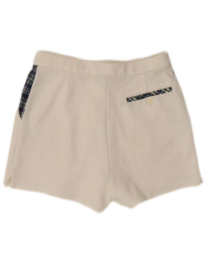 Lacoste muške chino kratke hlače veličina 38 male W28 bijeli karirani poliester