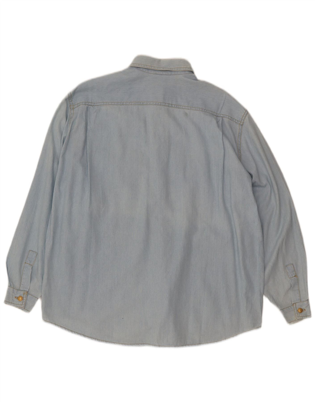 Roccobarocco ženska prevelika traper košulja IT 42 Srednje plavi pamuk