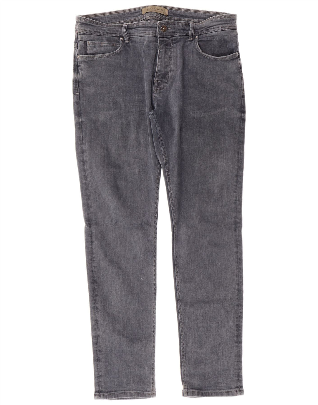 ZARA Muške uske traperice EU 44 Large W34 L30 Plavi pamuk