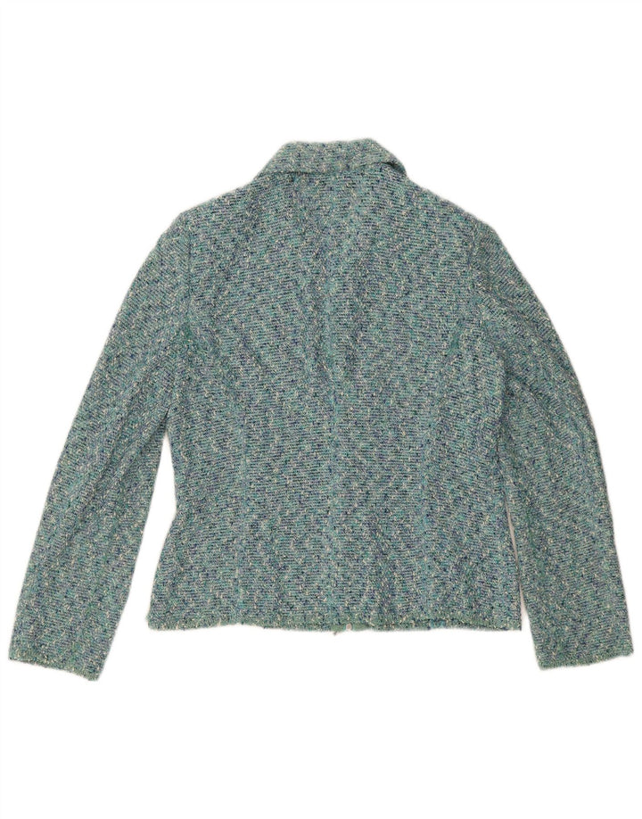 Luisa Spagnoli Ženska jakna s punim patentnim zatvaračem IT 46 Large Blue Flecked