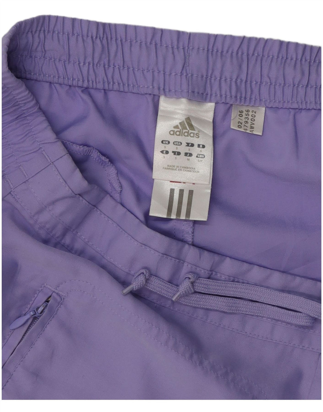 ADIDAS Womens Swimming Shorts UK 10 Small Purple Polyester