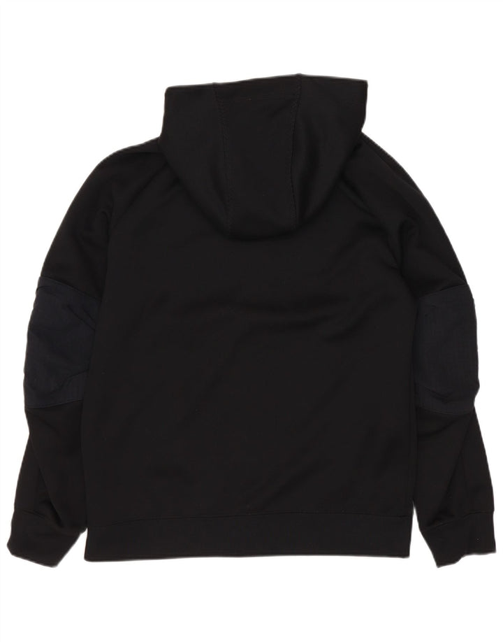 Nike Boys Zip Hoodie pulover 10-11 Years Medium Black Poliester