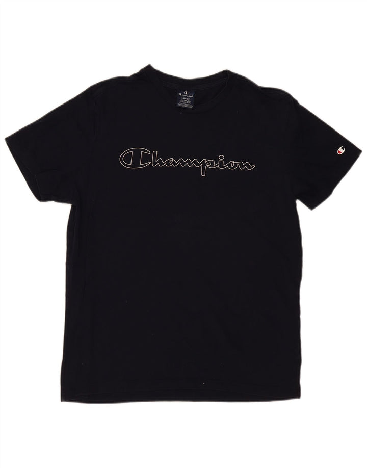 CHAMPION Velika muška majica s grafičkim motivima, tamnoplavi pamuk