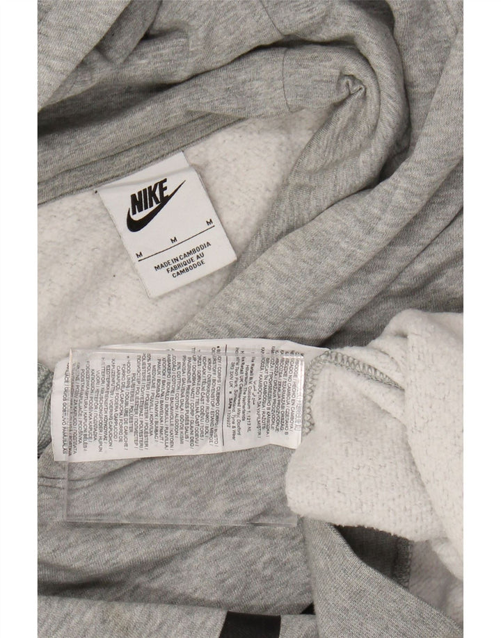 Nike muška majica s kapuljačom s kapuljačom srednje sive boje s flekama