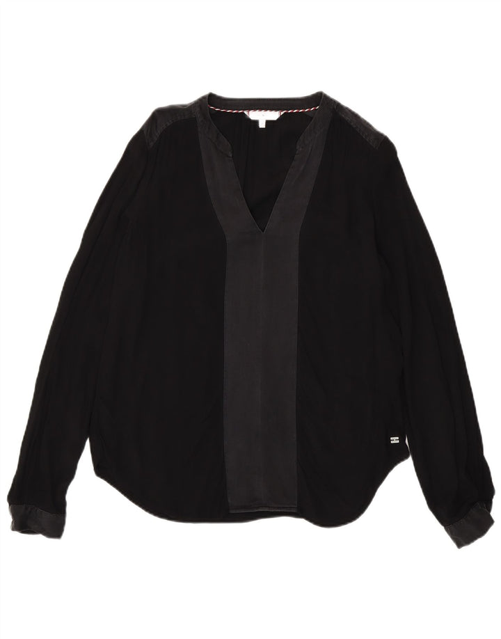 Tommy Hilfiger Ženska prevelika majica s dugim rukavima US 4 Small Black