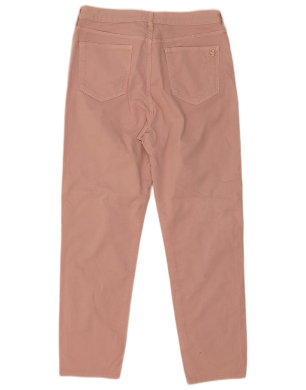 Luisa Spagnoli Ženske ravne ležerne hlače IT 46 Large W32 L27 Pink