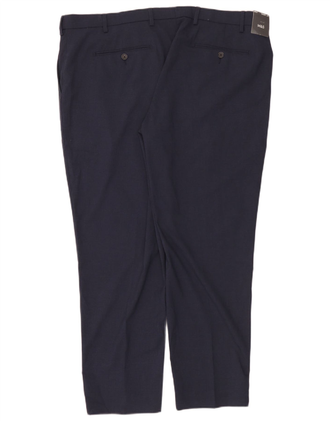 Marks & Spencer muške chino hlače W42 L29 tamnoplavi poliester