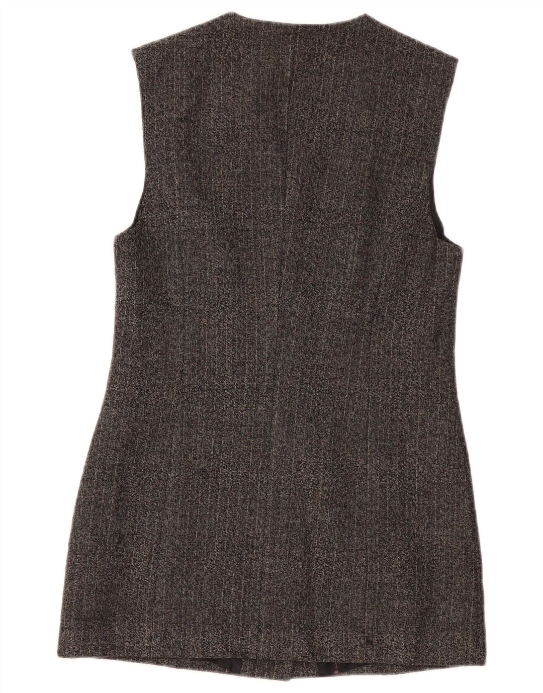 BENETTON Ženska dugačka jakna jakna UK 10 male sive pruge