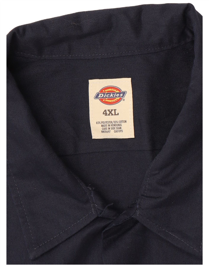 DICKIES Muška košulja kratkih rukava 4XL tamnoplavi poliester