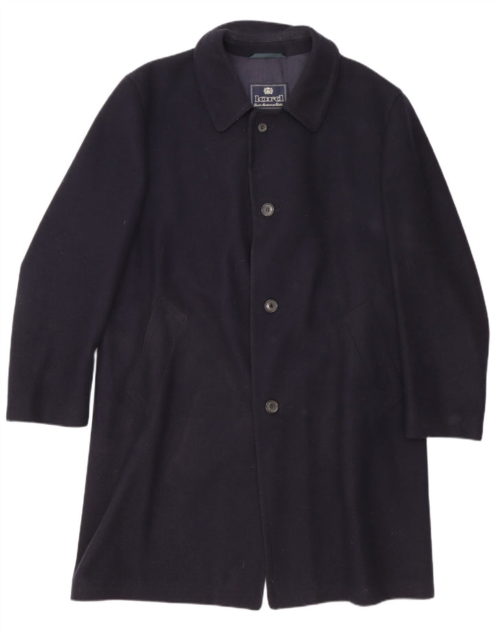 Lord Muški kaput UK 40 Large Navy Blue Virgin Wool