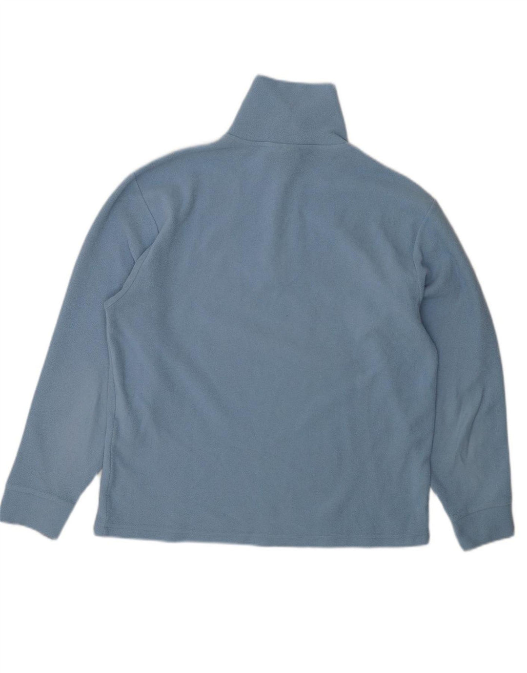 INVICTA Womens Zip Neck Fleece Jumper UK 10 Small Blue Polyester