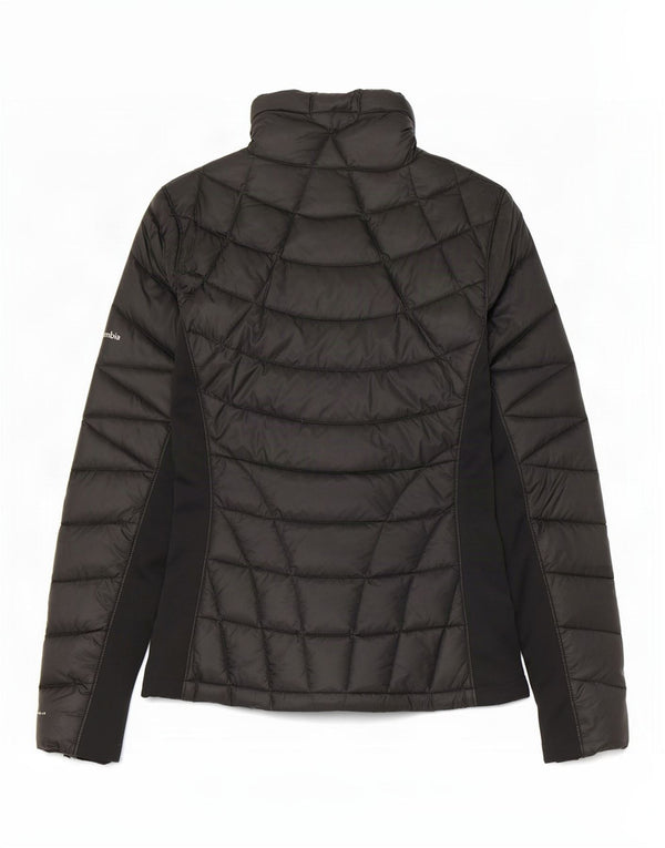 Columbia Mens Padded Jacket UK 38 Medium Black Colourblock Nylon