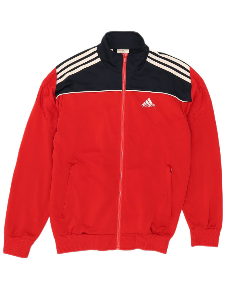 Adidas trenirka za dječake 13-14 godina Red Colourblock Poliester