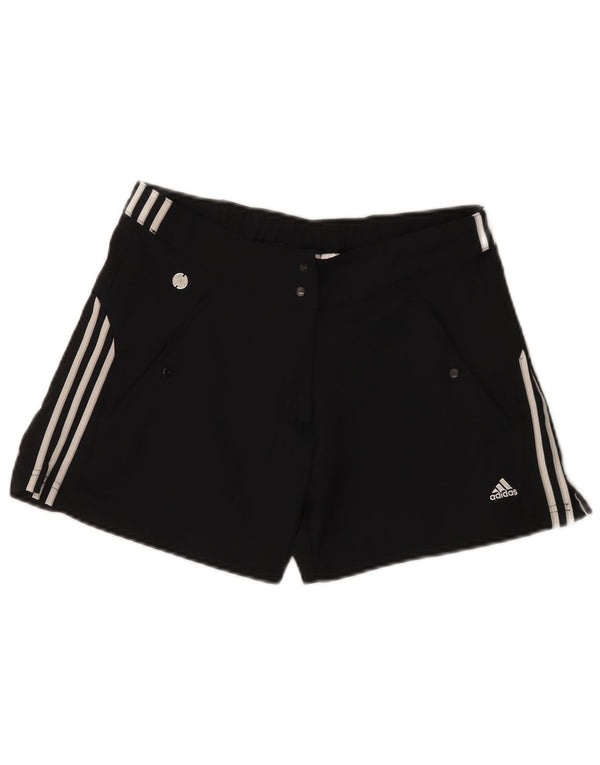 Adidas ženske kratke sportske hlače Climalite Regular UK 10 male crne poliesterske