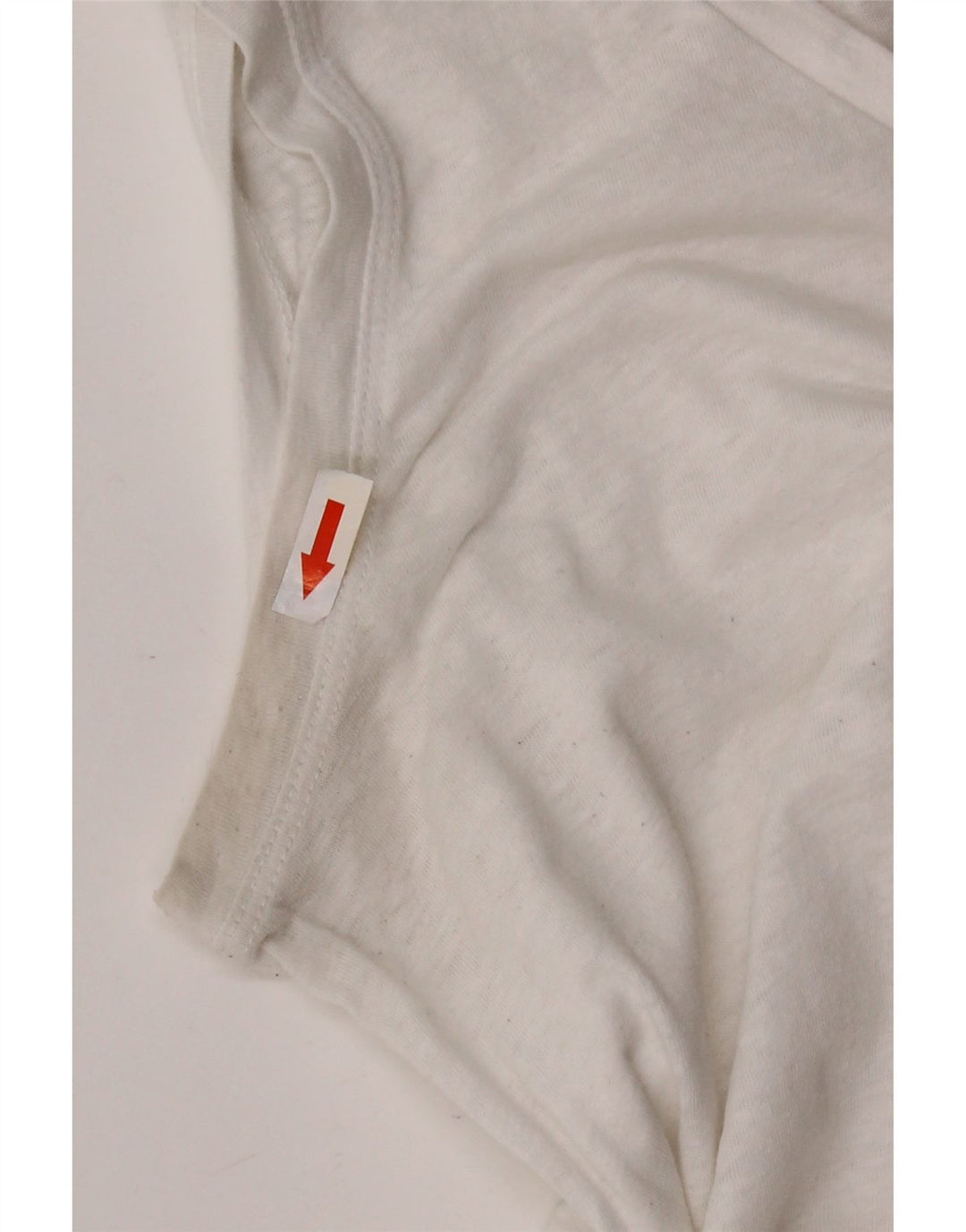 J. CREW Ženski prsluk UK 12 Srednje bijeli pamuk