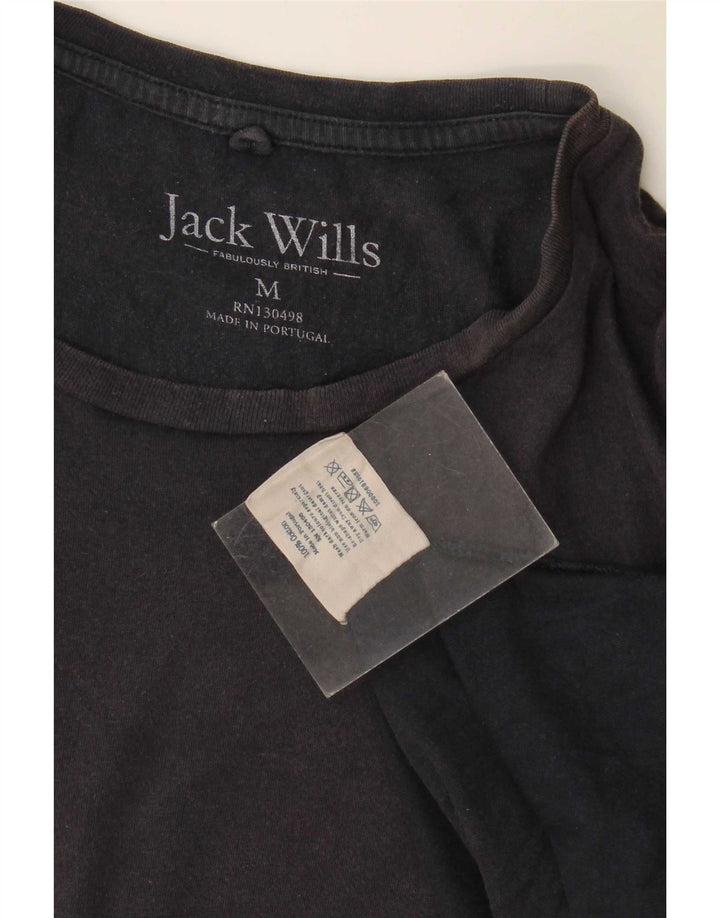 Jack Wills Muška majica kratkih rukava srednje tamnoplavi pamuk
