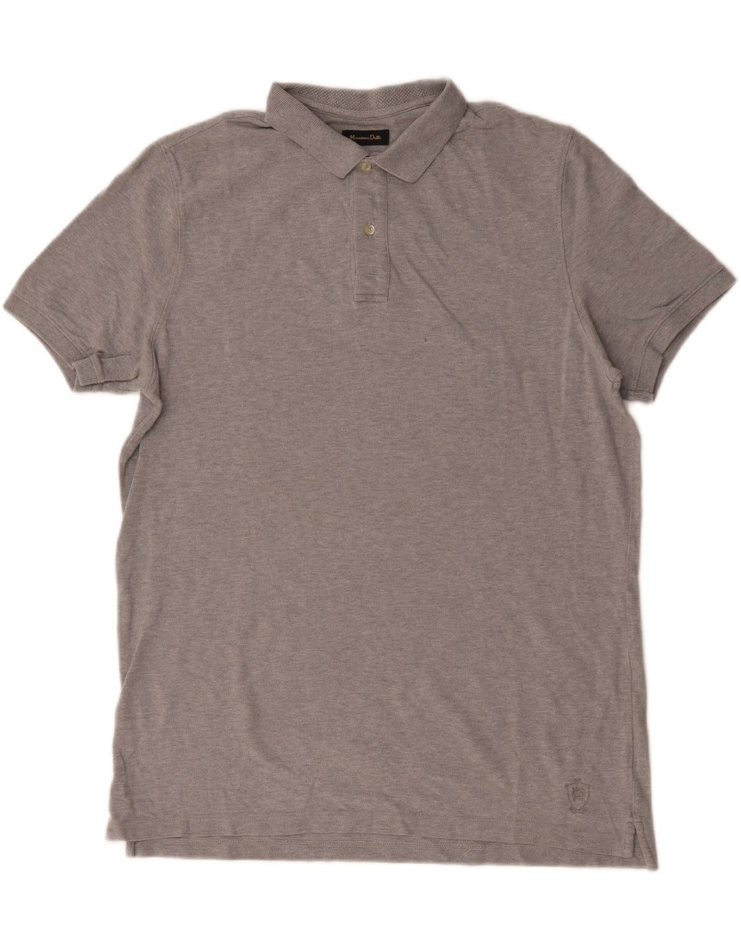 Massimo Dutti muška polo majica velikih sivih flekastih pamuka
