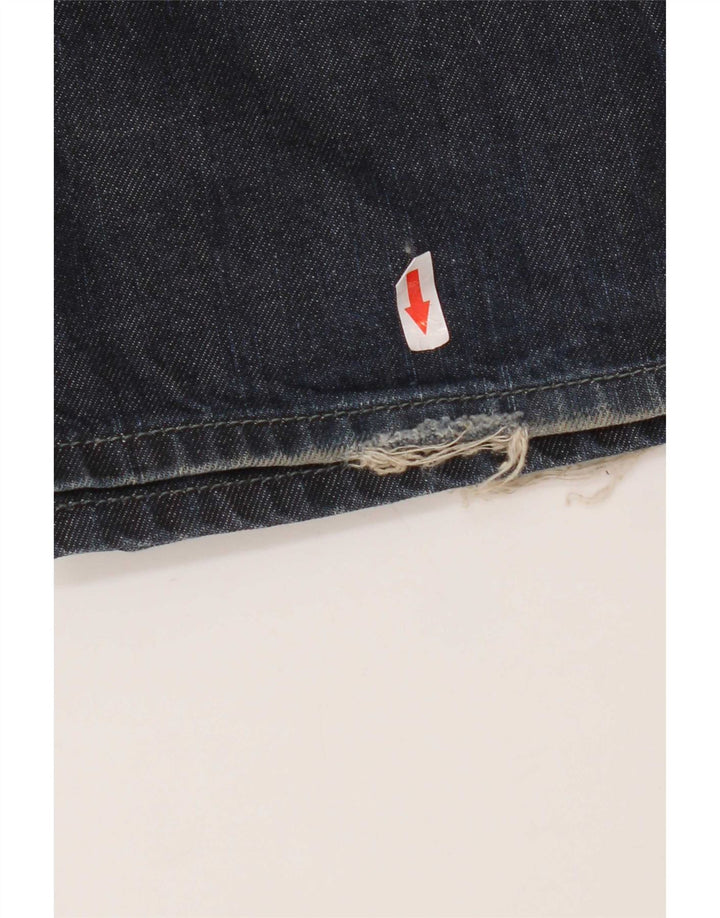 Diesel muške traperice Bootcut W36 L33 tamnoplavi pamuk