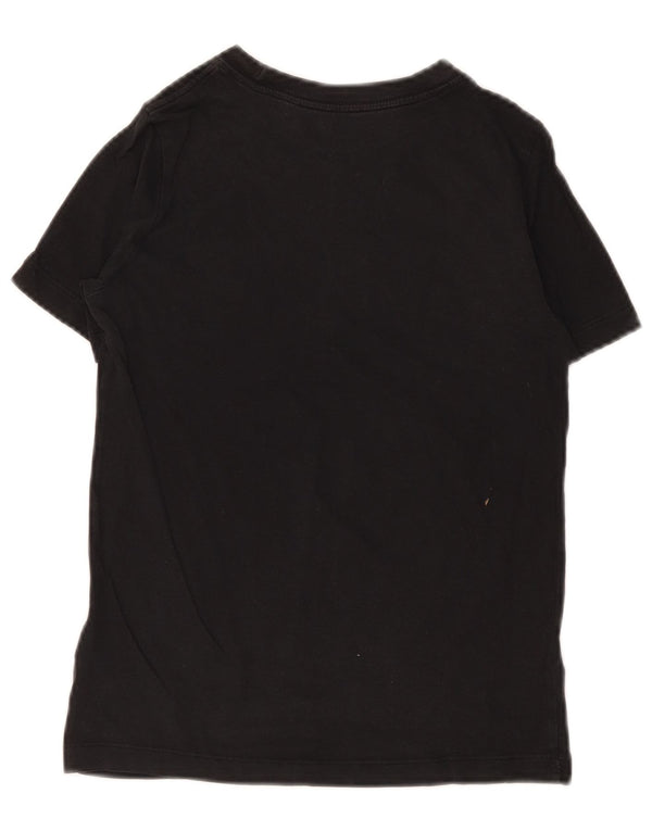 Nike Boys Graphic T-Shirt Top 10-11 Years Medium Black Pamuk