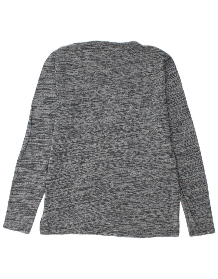 Tommy Hilfiger muški džemper s okruglim izrezom XL sivi flekasti pamuk