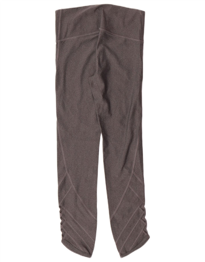 UNDER ARMOUR Ženske Heat Gear Leggings UK 10 Mali sivi poliester