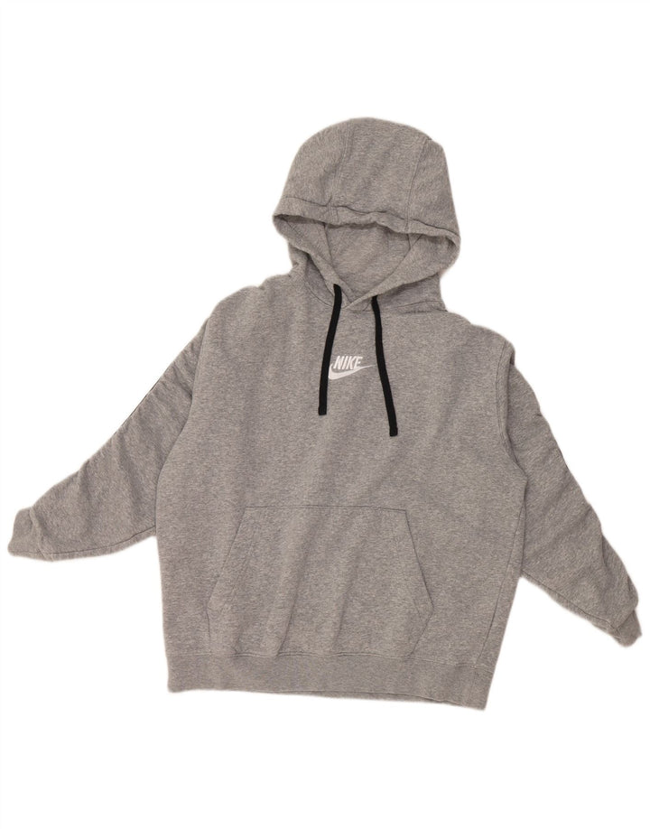 NIKE Ženska trenirka s grafičkim motivima UK 14 Pamuk srednje sive boje