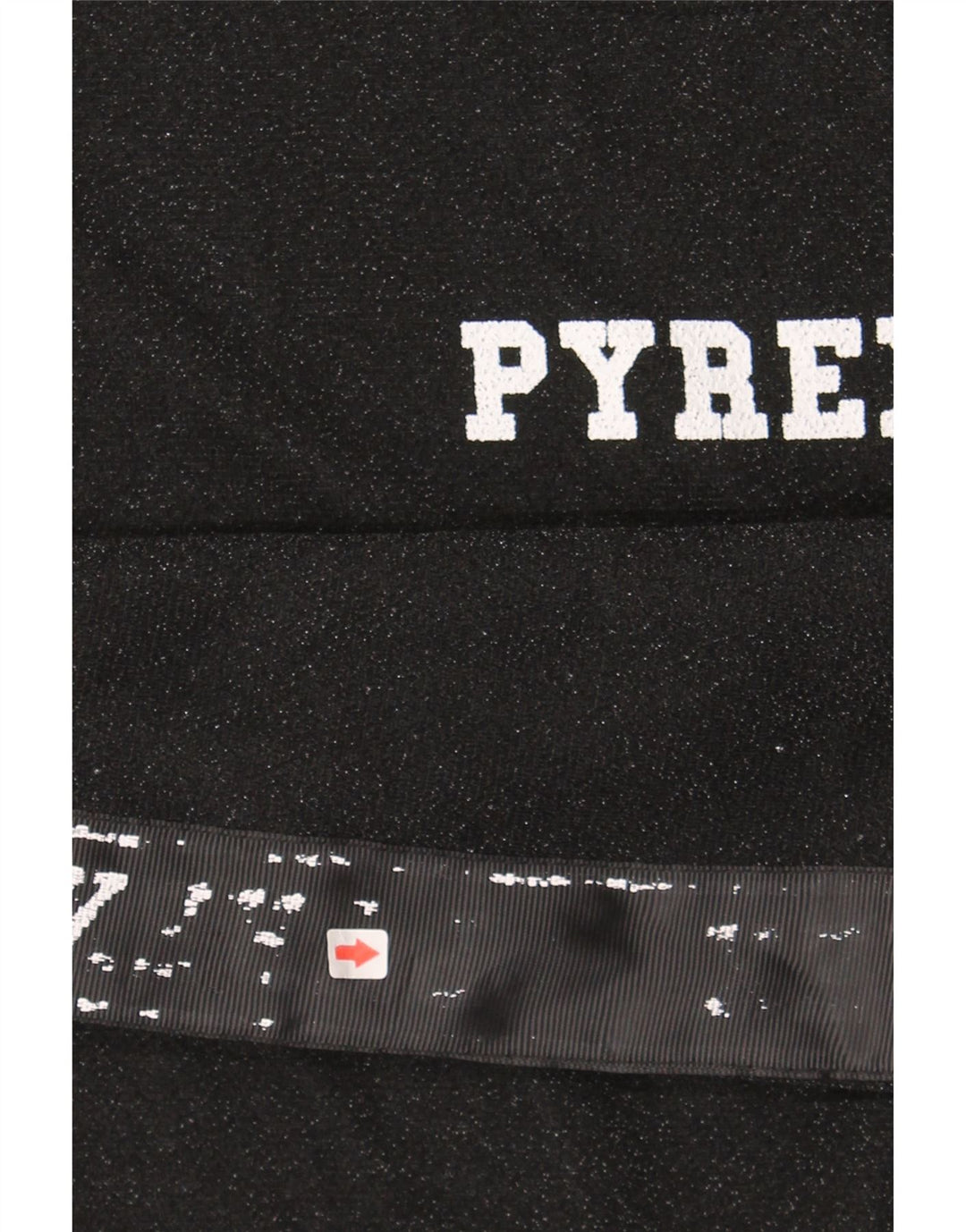 PYREX Womens Graphic Sweatshirt Jumper UK 10 Small Black Flecked Viscose Vintage Pyrex and Second-Hand Pyrex from Messina Hembry 