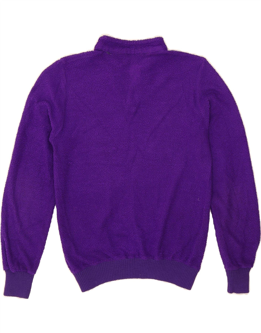 VINTAGE Womens Fleece Jumper UK 12 Medium Purple Vintage Vintage and Second-Hand Vintage from Messina Hembry 