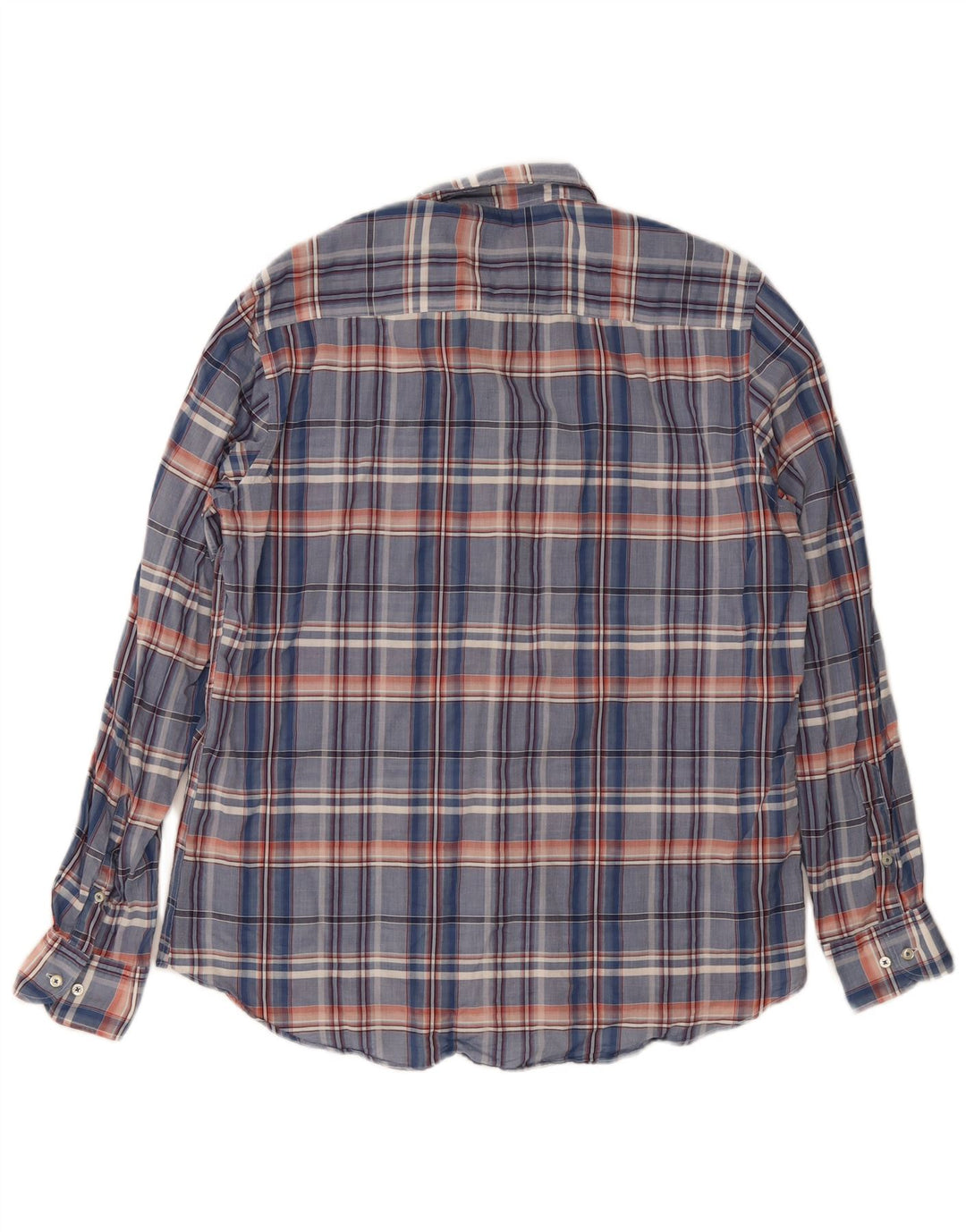 Massimo Dutti muška uska košulja XL plavi karirani