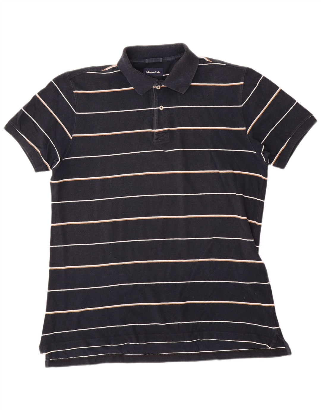 Massimo Dutti muška polo majica velika tamnoplava na pruge