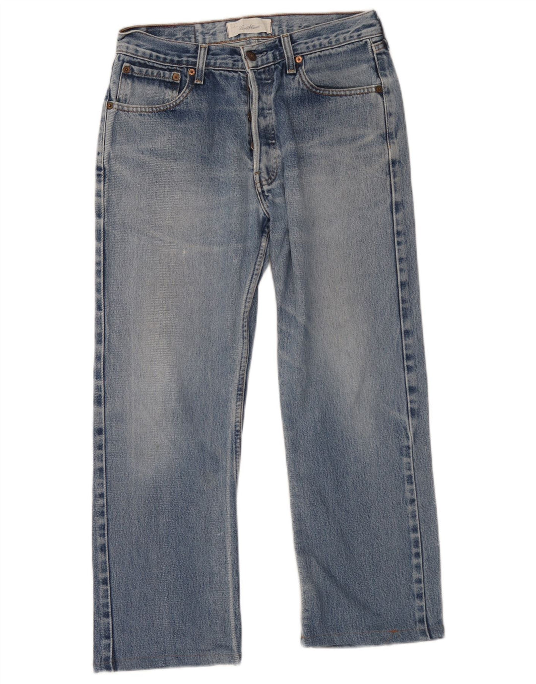 Levi's muške ravne traperice W30 L26 plavi pamuk