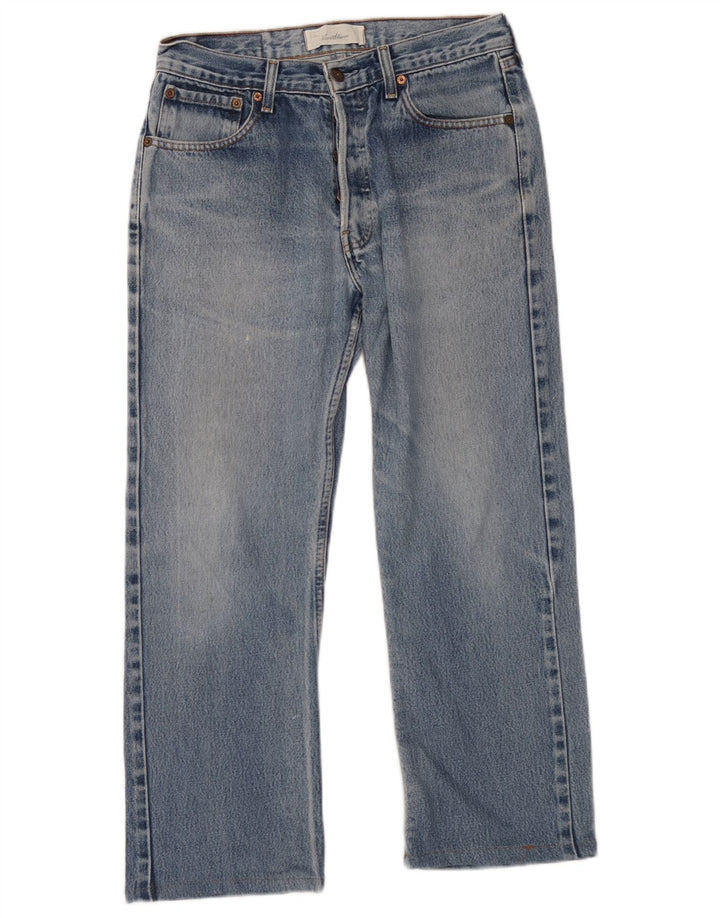 Levi's muške ravne traperice W30 L26 plavi pamuk
