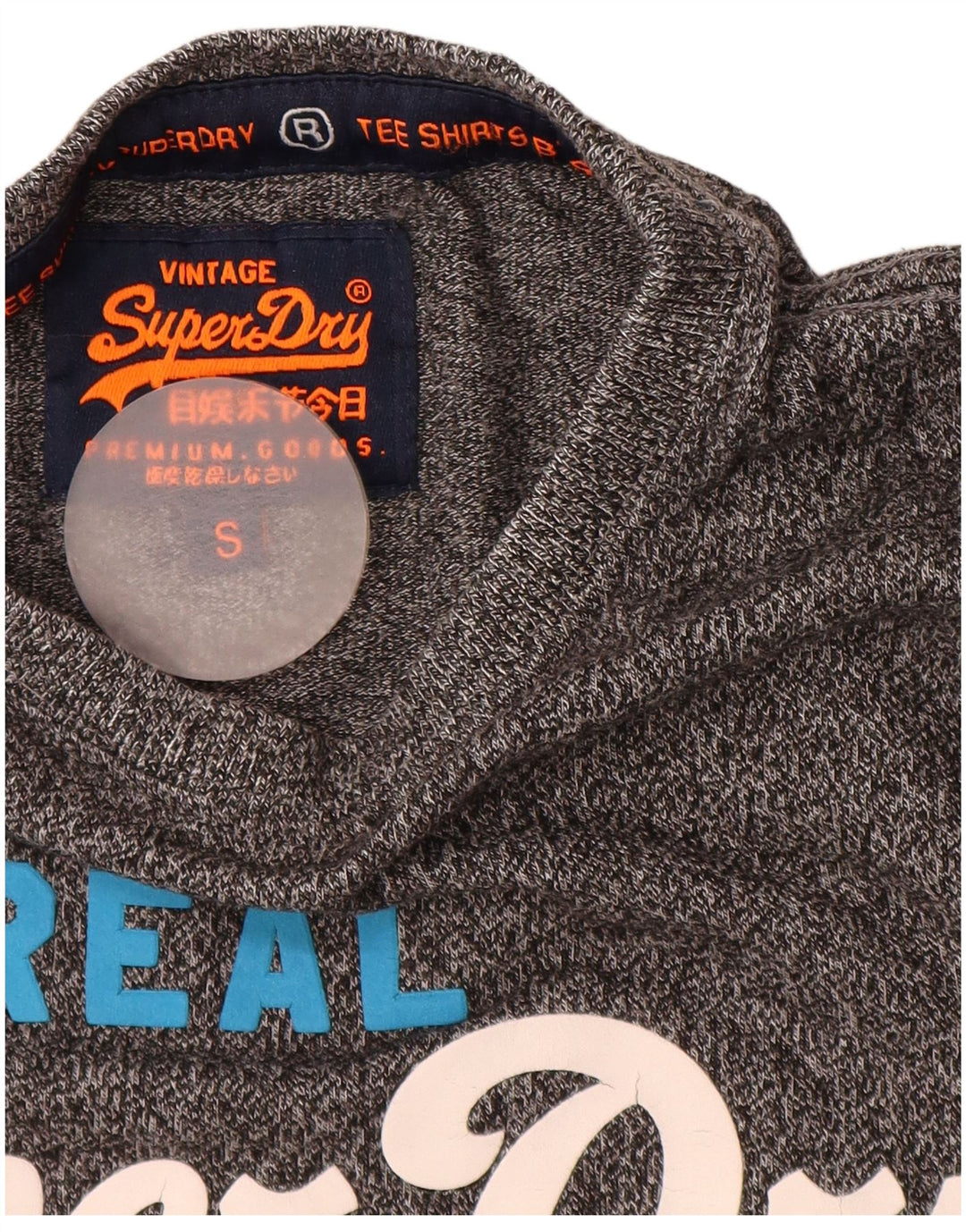 SUPERDRY muška majica kratkih rukava s grafičkim motivima, mali sivi pamuk