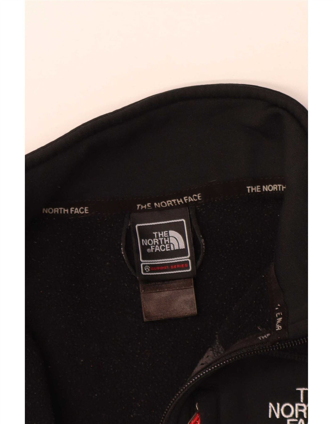 The North Face muška majica s izrezom s patentnim zatvaračem Mali crni poliester