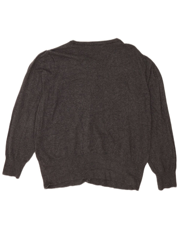 Marks & Spencer ženski kardigan pulover UK 22 3XL siva viskoza
