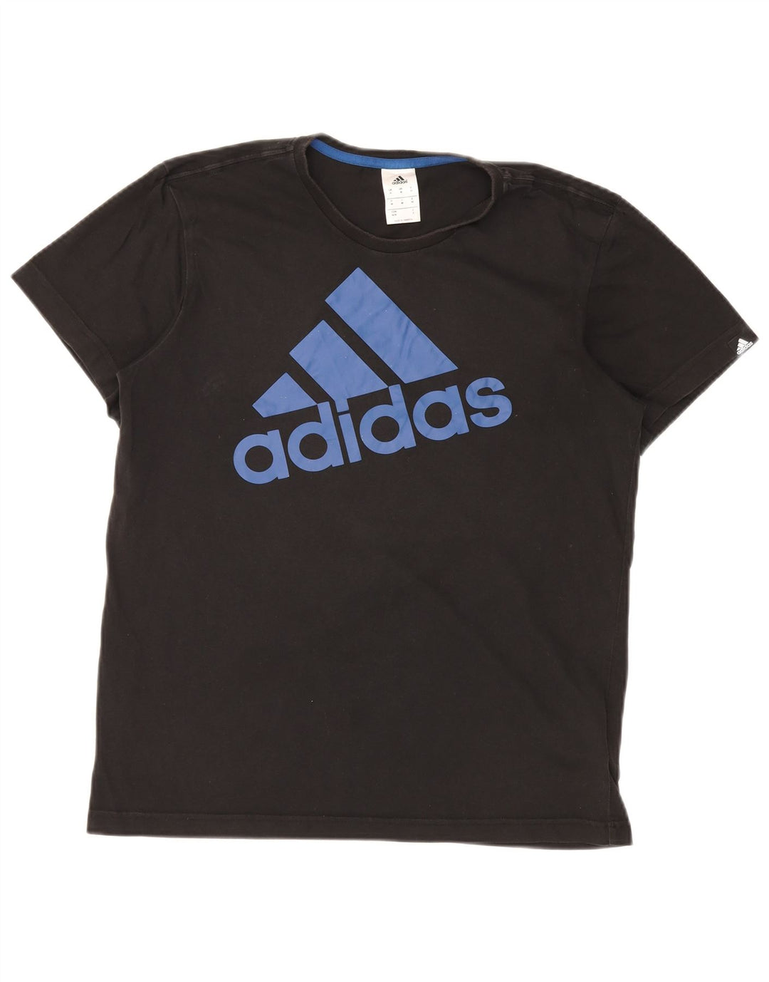 ADIDAS muška grafička majica kratkih rukava Srednji crni pamuk