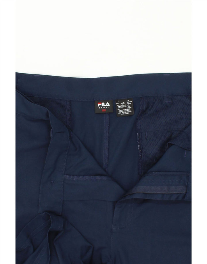 FILA Muške kratke chino hlače za golf W46 3XL tamnoplavi poliester