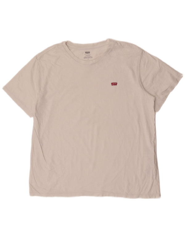 Levi's Mens T-Shirt Top Large White Cotton