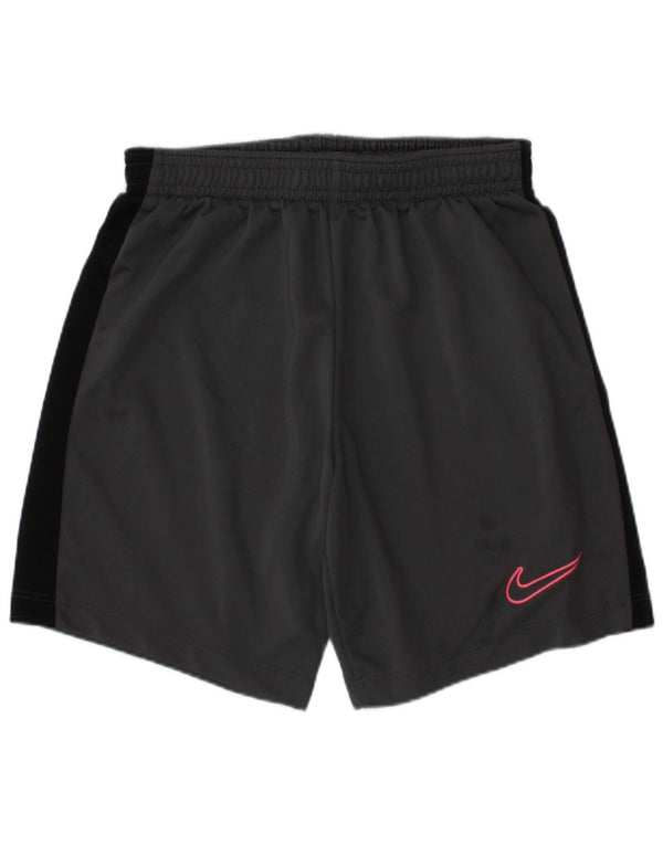 Nike Boys Dri Fit sportske kratke hlače 8-9 godina, male sive boje, poliester