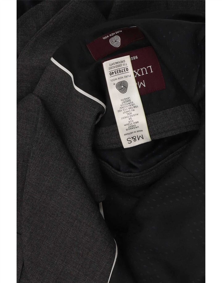 Marks & Spencer muška jakna sa 2 gumba Vel. 44 2XL siva nova vuna
