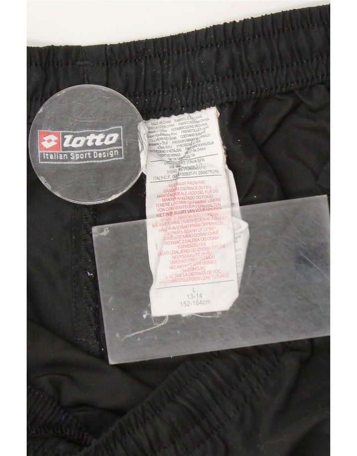Lotto Boys Graphic Sport Shorts 13-14 Years Veliki crni poliester