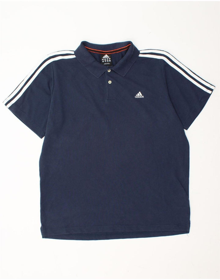 ADIDAS muška polo majica Climalite XL tamnoplavi pamuk